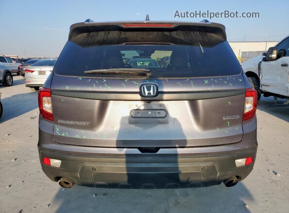5FNYF7H97MB011906 2021 HONDA PASSPORT Gray უკანა ხედი