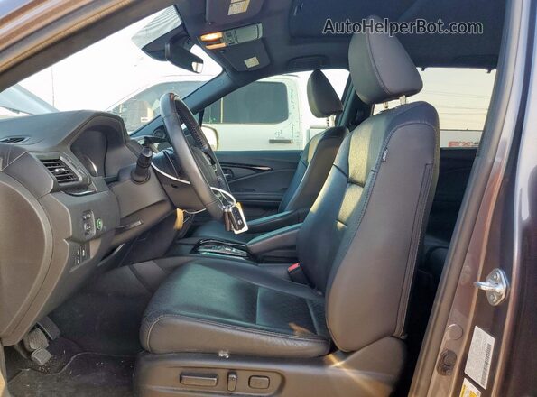 5FNYF7H97MB011906 2021 HONDA PASSPORT Gray წინა სალონის ხედი