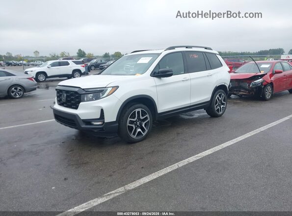 5FNYF8H05NB005143 2022 HONDA PASSPORT Белый Передняя левая четверть