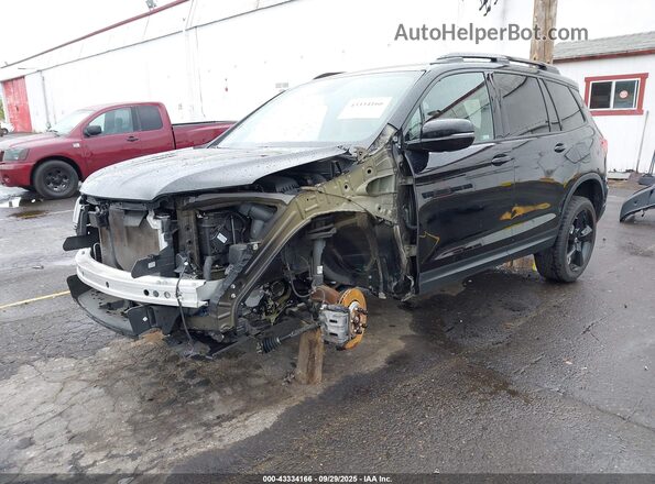 5FNYF8H07MB012125 2021 HONDA PASSPORT Black Przód lewy