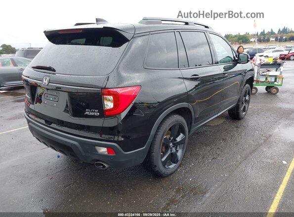 5FNYF8H07MB012125 2021 HONDA PASSPORT Black Tył prawy