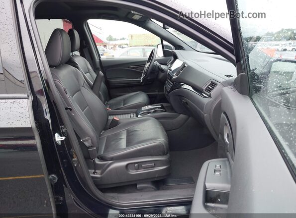 5FNYF8H07MB012125 2021 HONDA PASSPORT Black Widok wnętrza z przodu