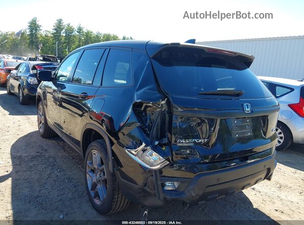 5FNYF8H54PB013071 2023 HONDA PASSPORT Black Widok z przodu