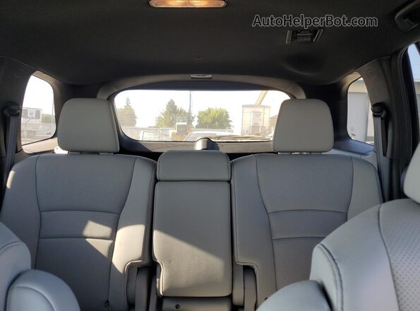 5FNYF8H55NB024139 2022 HONDA PASSPORT Blue Rear seats view