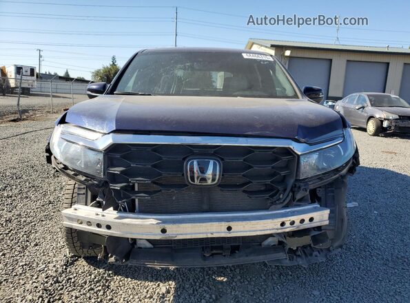 5FNYF8H55NB024139 2022 HONDA PASSPORT Blue Front view
