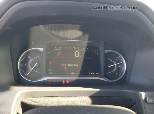 5FNYF8H55NB024139 2022 HONDA PASSPORT Blue Instrument cluster view