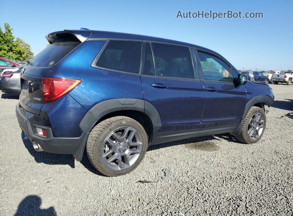 5FNYF8H55NB024139 2022 HONDA PASSPORT Blue Rear right