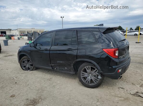 5FNYF8H57MB035500 2021 HONDA PASSPORT Black უკანა მარცხენა