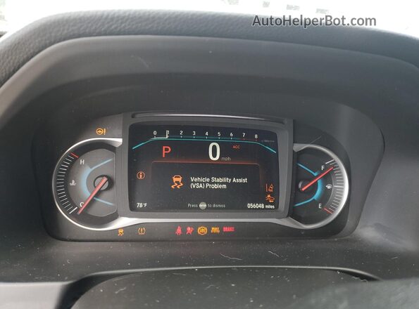 5FNYF8H57MB035500 2021 HONDA PASSPORT Black ხელსაწყოთა პანელის ხედი