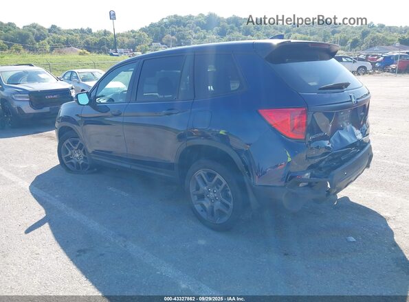 5FNYF8H57PB017891 2023 HONDA PASSPORT Blue Rear left