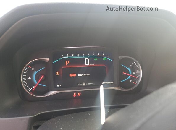 5FNYF8H58MB040205 2021 HONDA PASSPORT Gray Instrument cluster view
