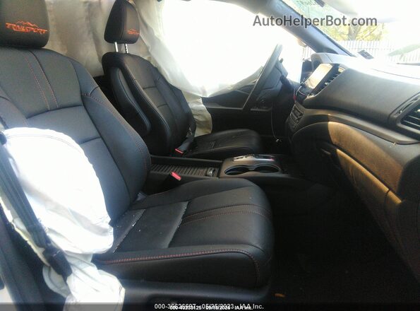 5FNYF8H63NB019529 2022 HONDA PASSPORT White წინა სალონის ხედი