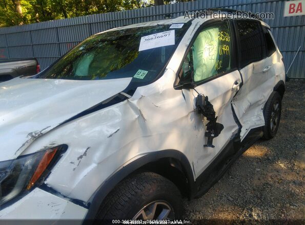 5FNYF8H63NB019529 2022 HONDA PASSPORT White წინა ხედი