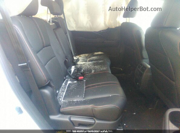 5FNYF8H63NB019529 2022 HONDA PASSPORT White VIN კოდის სტიკერის ხედი