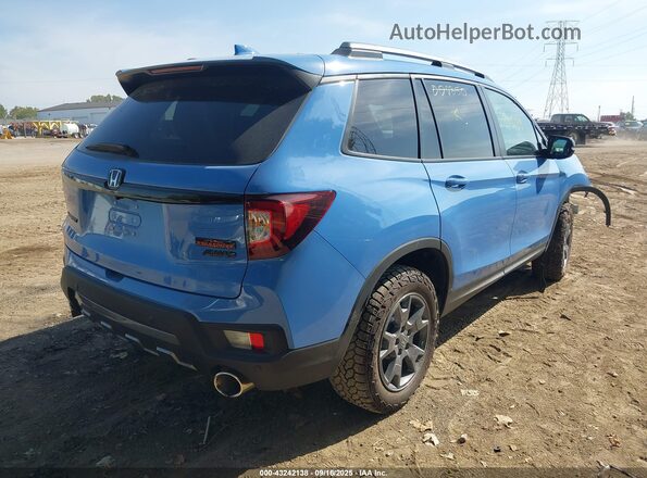 5FNYF8H64SB002850 2025 HONDA PASSPORT Blue Tył prawy