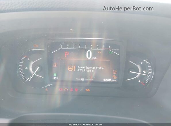 5FNYF8H64SB002850 2025 HONDA PASSPORT Blue Widok tylnych siedzeń