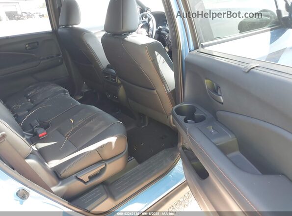 5FNYF8H64SB002850 2025 HONDA PASSPORT Blue Widok naklejki z numerem VIN