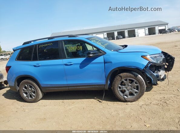 5FNYF8H64SB002850 2025 HONDA PASSPORT Blue Widok wnętrza 360 stopni