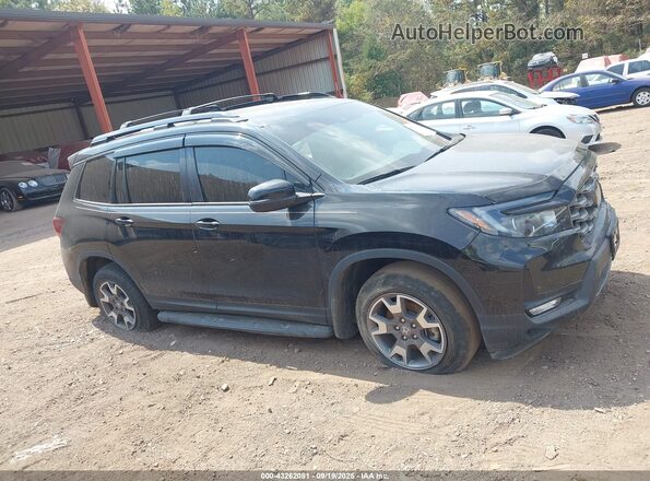 5FNYF8H68NB032163 2022 HONDA PASSPORT Black Widok zestawu wskaźników