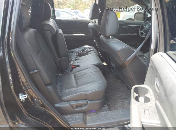 5FNYF8H68NB032163 2022 HONDA PASSPORT Black Widok naklejki z numerem VIN