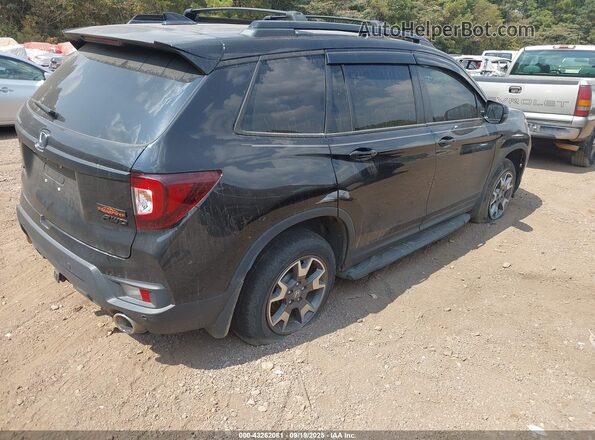 5FNYF8H68NB032163 2022 HONDA PASSPORT Black Tył prawy