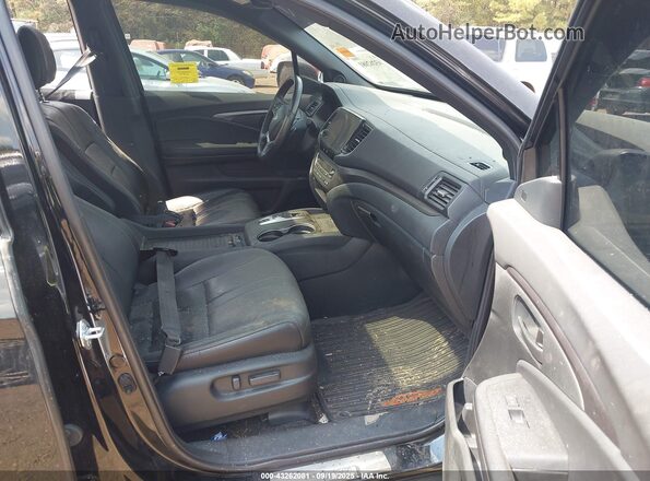 5FNYF8H68NB032163 2022 HONDA PASSPORT Black Widok wnętrza z przodu