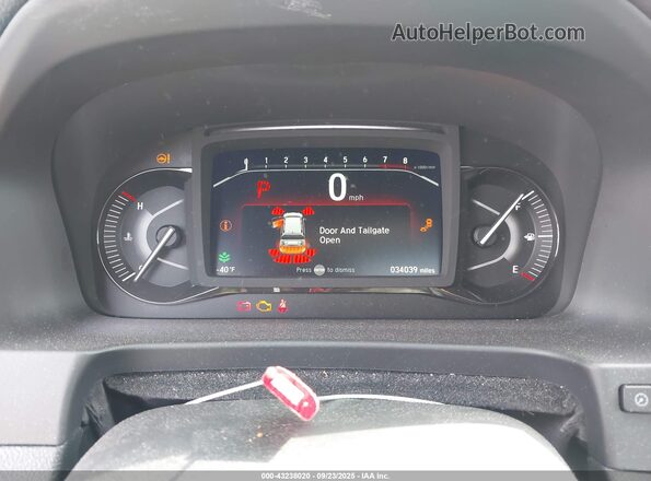 5FNYF8H69PB042641 2023 HONDA PASSPORT Black Widok tylnych siedzeń