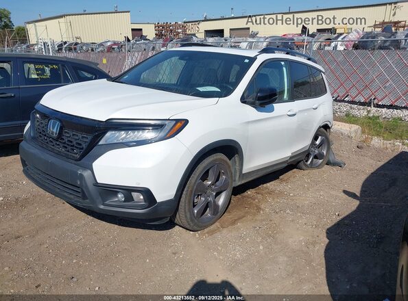 5FNYF8H91MB005668 2021 HONDA PASSPORT White Առջևի ձախ երեք քառորդ տեսարան