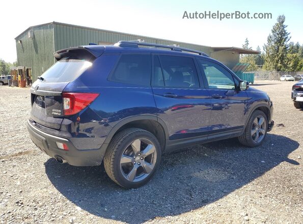 5FNYF8H92MB042258 2021 HONDA PASSPORT Blue Rear right
