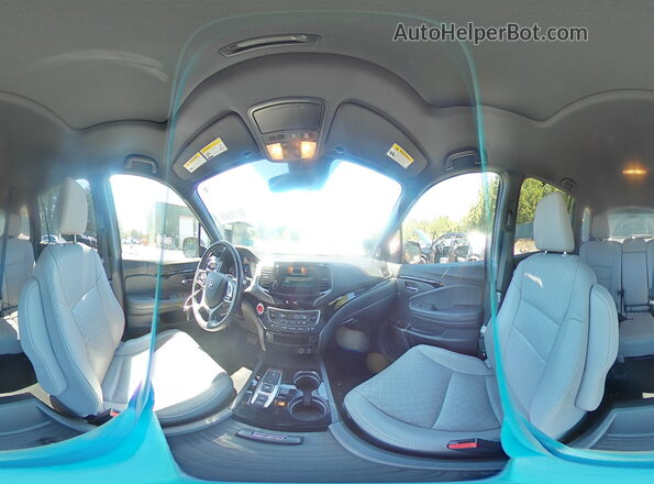 5FNYF8H92MB042258 2021 HONDA PASSPORT Blue 360 interior view