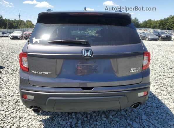 5FNYF8H93MB042303 2021 HONDA PASSPORT Gray Widok z tyłu