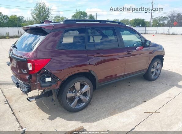 5FNYF8H95MB039239 2021 HONDA PASSPORT Burgundy Հետևի աջ