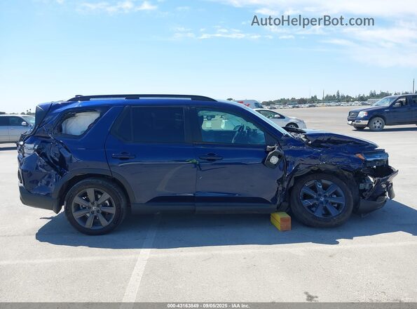 5FNYG1H39PB037837 2023 HONDA PILOT Blue Widok zestawu wskaźników