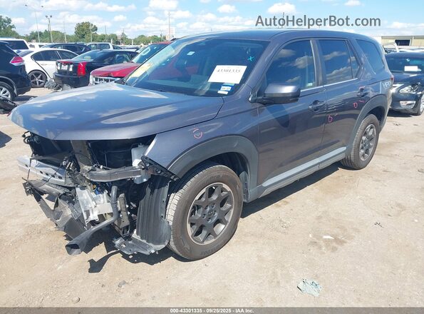5FNYG2H46PB007502 2023 HONDA PILOT Gray წინა მარცხენა ხედი სამი მეოთხედიდან