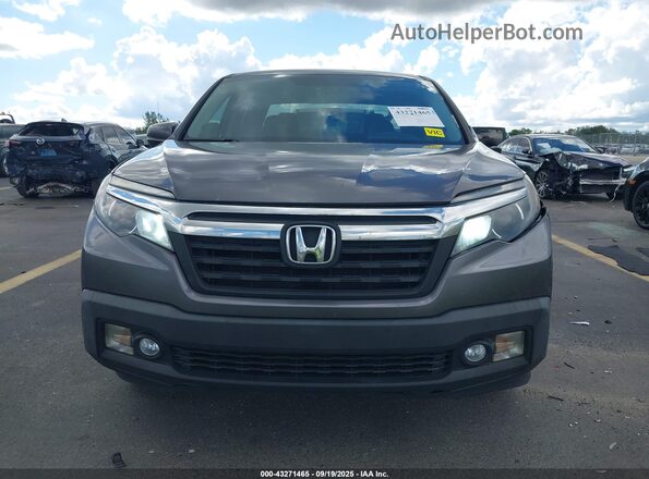 5FPYK2F59JB000746 2018 HONDA RIDGELINE Gray Вид щитка приладів