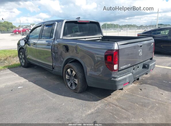 5FPYK2F59JB000746 2018 HONDA RIDGELINE Gray Задня ліва чверть