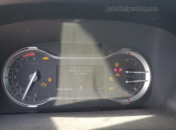 5FPYK3F1XMB001959 2021 HONDA RIDGELINE Black Вид щитка приладів