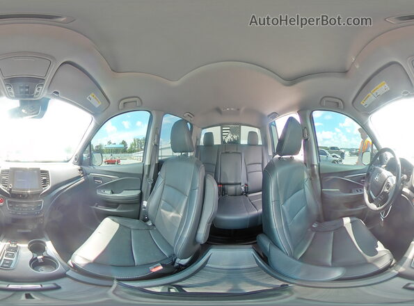 5FPYK3F72NB036808 2022 HONDA RIDGELINE Gray Панорамний вид салону 360°