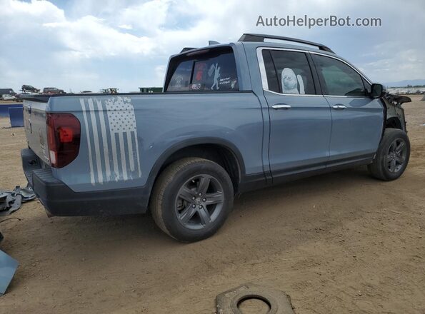 5FPYK3F73NB019208 2022 HONDA RIDGELINE Blue 