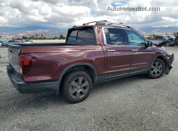 5FPYK3F74LB001622 2020 HONDA RIDGELINE Бордовый Задняя правая четверть