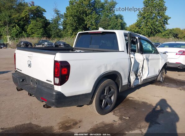 5FPYK3F74MB019734 2021 HONDA RIDGELINE Белый Задняя правая четверть
