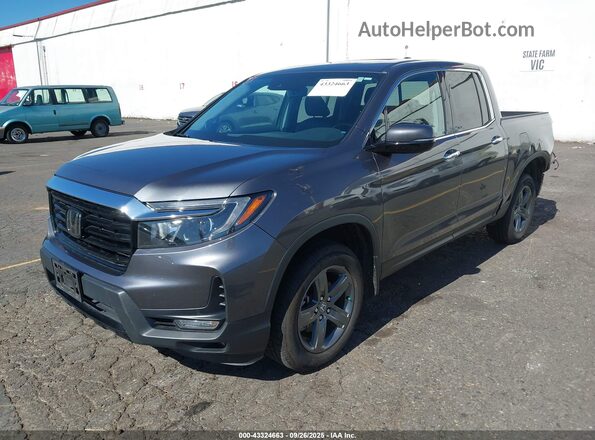 5FPYK3F74NB026250 2022 HONDA RIDGELINE Серый Передняя левая четверть