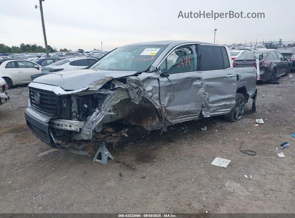 5FPYK3F74PB018846 2023 HONDA RIDGELINE Gray წინა მარცხენა ხედი სამი მეოთხედიდან