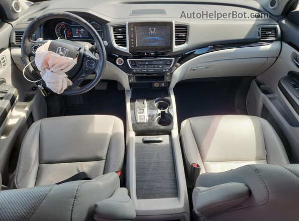 5FPYK3F76LB002366 2020 HONDA RIDGELINE Blue Вид панелі приладів