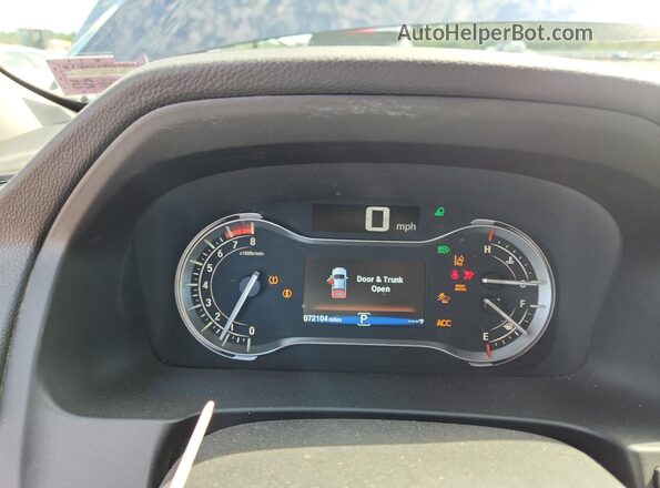 5FPYK3F76LB002366 2020 HONDA RIDGELINE Blue Вид щитка приладів