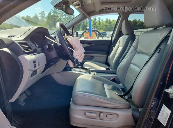 5FPYK3F76LB002366 2020 HONDA RIDGELINE Blue Вид салону спереду