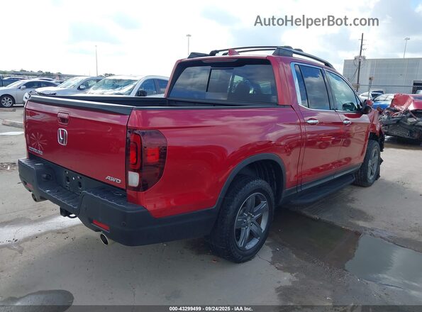 5FPYK3F77NB005358 2022 HONDA RIDGELINE Red 