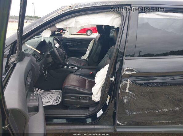 5FPYK3F85JB002929 2018 HONDA RIDGELINE Black Вид салону спереду
