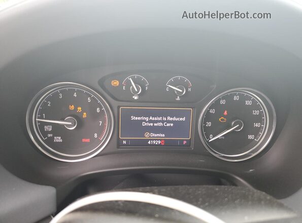 5GAERBKW8LJ274619 2020 BUICK ENCLAVE Silver Instrument cluster view