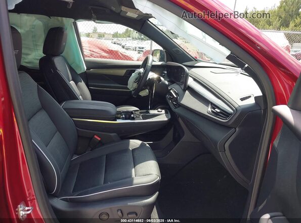 5GAERBRS4SJ108471 2025 BUICK ENCLAVE Red Widok wnętrza z przodu
